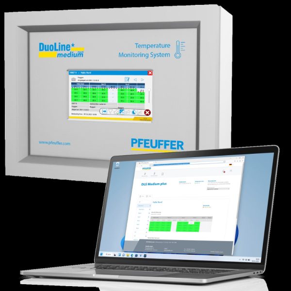 DuoLine STAR medium plus: sistem de monitorizare a temperaturii cu panou tactil , Pfeuffer - Image 2