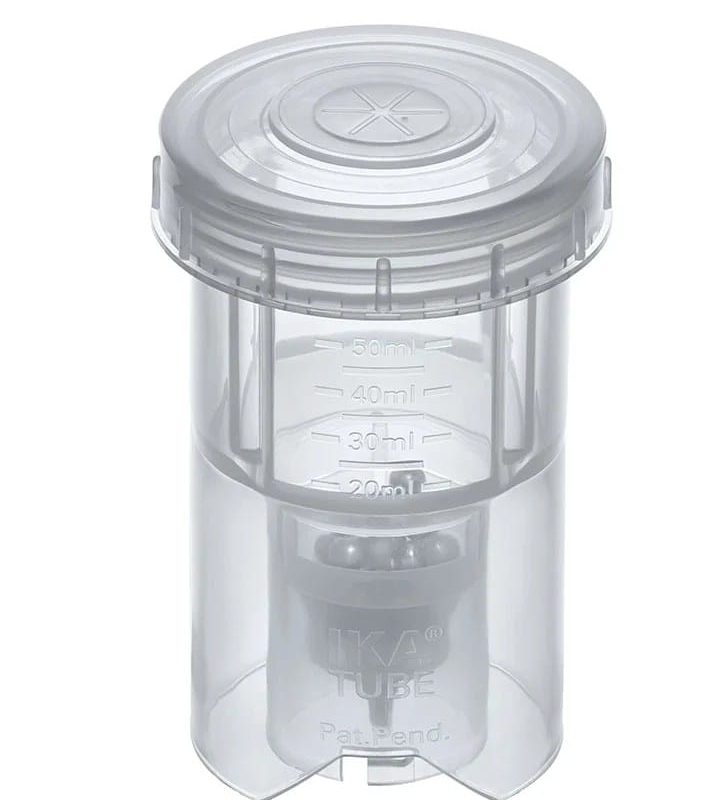 BMT-50-S-M-gamma-Vas de amestecare steril, echipat cu bile din oțel inoxidabil și capac membrană, 50ml, IKA