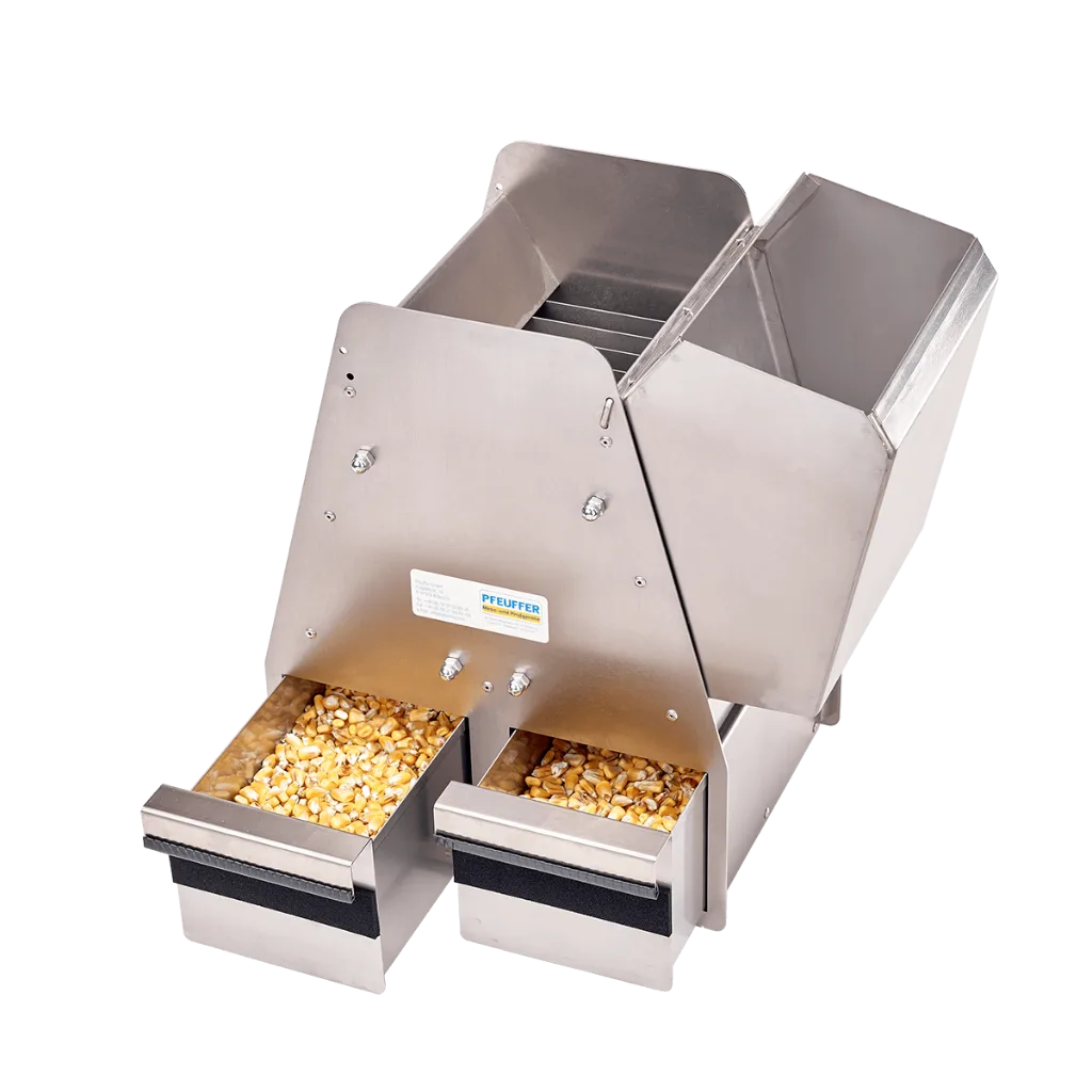 Divizor de probe cu jgheab - 5 litri, 34 fante, Pfeuffer