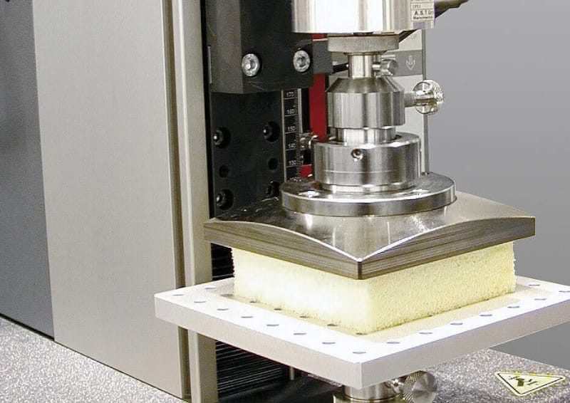 Încercări la compresiune conform ISO 3386 si ASTM D3574-C