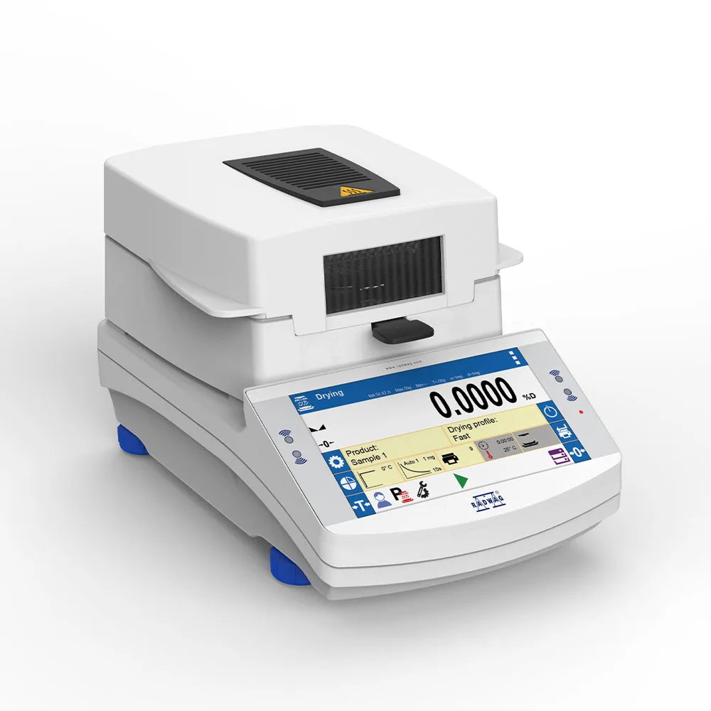 MA 210.X7.IC.A Moisture Analyzer - Advanced Automatic Drying Chamber, 210g Capacity, 0.01% Accuracy