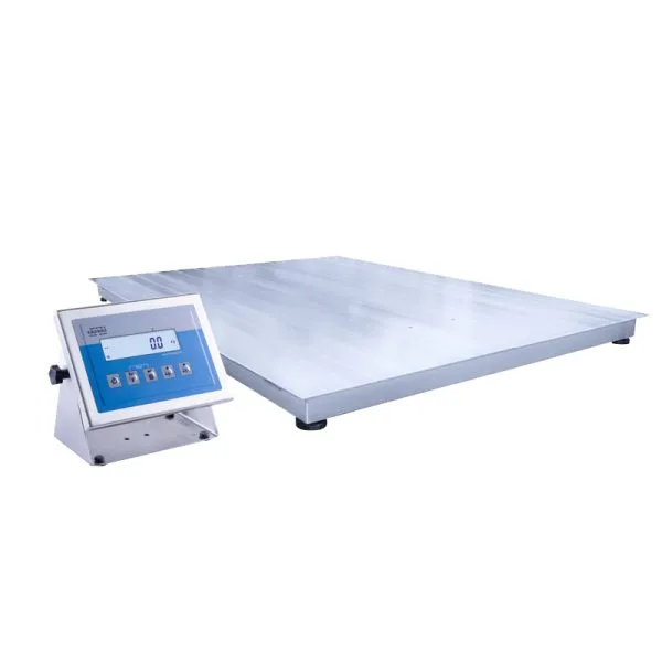 H315.4.300/600.H6 Stainless Steel Platform Scale with Four Sensors - Reliable Industrial Weighing Solution