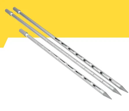 Sonda prelevare probe cereale tip PNS-88, aluminiu,  2,00 m lung. cu 8 camere