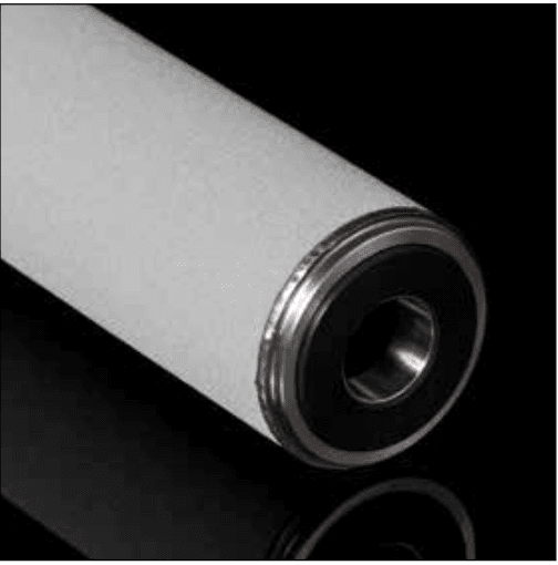Sinterflo® P- Elemente cilindrice de filtrarecu acoperire din pulbere metalică , Porvair
