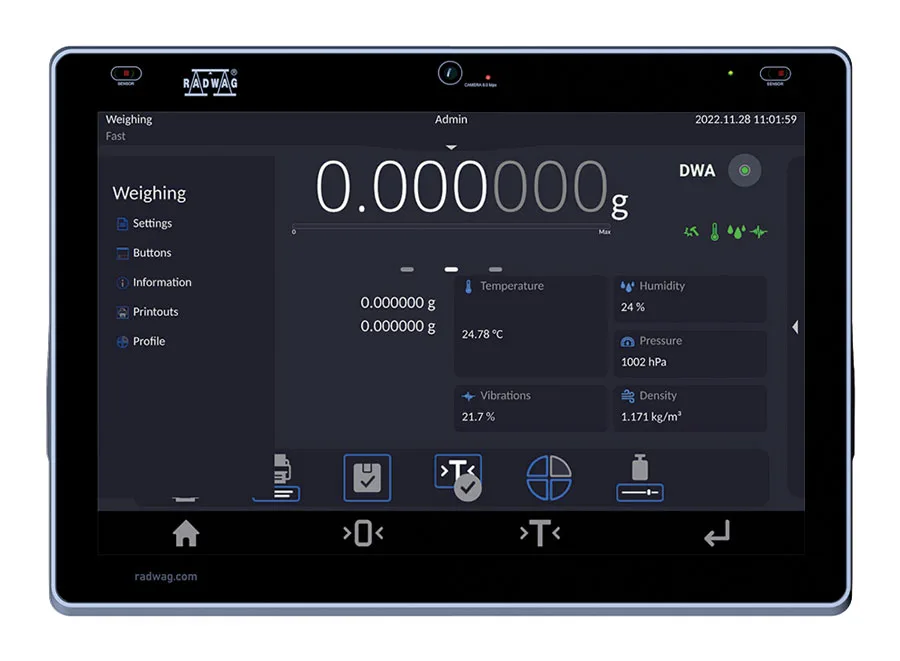 Microbalanță MYA 0.8/3.5Y - Precizie și funcționalități avansate, Radwag - Image 16
