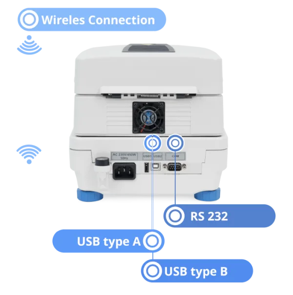 Analizor de umiditate MA 50/1.R.NS pentru probe mici, Radwag - Image 6