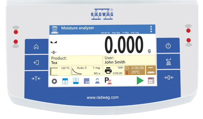 Analizor de umiditate MA 50/1.R.NS pentru probe mici, Radwag - Image 3