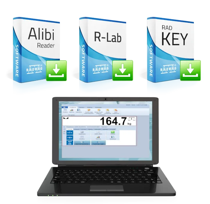 C32.150.C2.R cântar multifuncțional pentru laborator și industrie cu transmisie de date wireless, Radwag - Image 5