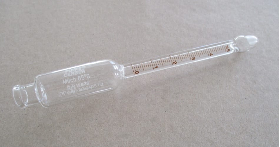 Butirometre pentru lapte, Funke Gerber