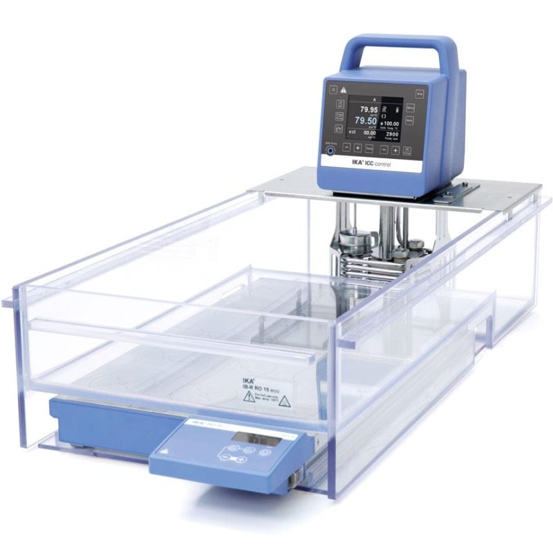 Circulator cu baie și agitator magnetic IKA ICC control IB R RO 15 eco