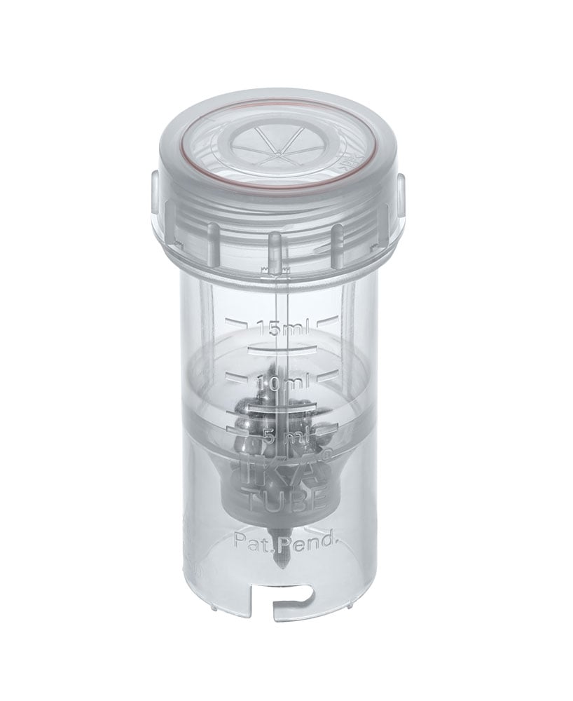 Tub IVD IKA BMT-20-S-IVD.50 pentru morărit cu bile, steril, etichetă IVD, 20 ml