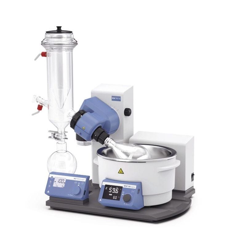 Evaporator rotativ IKA RV 10 digital with Dry Ice Condenser coated