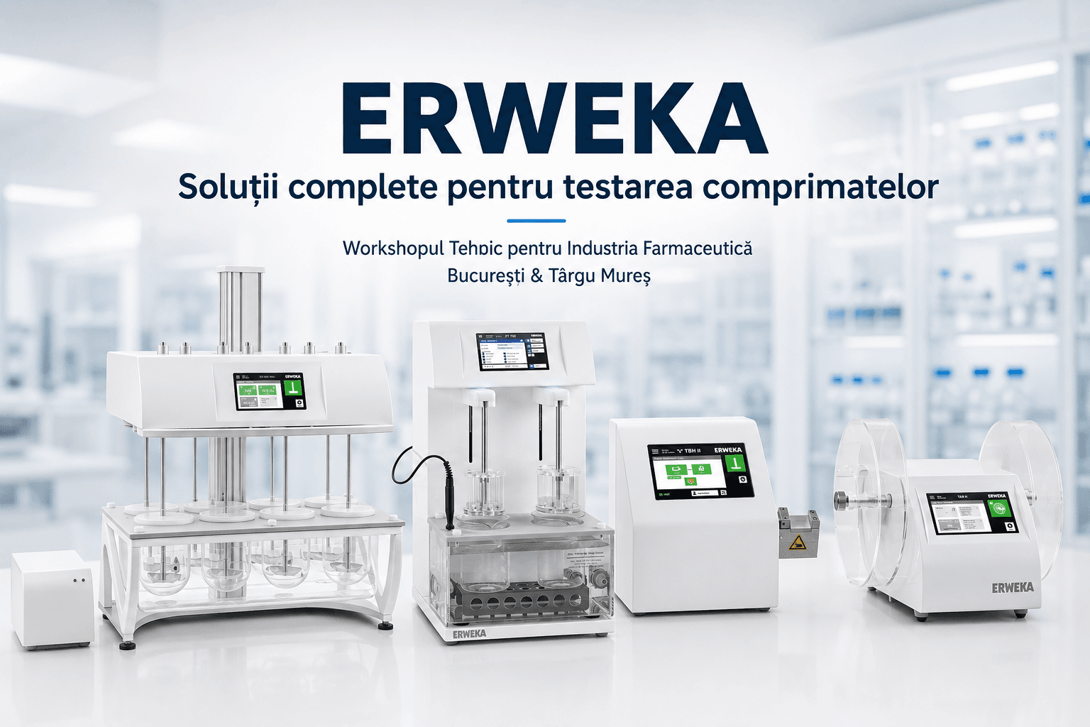 ERWEKA aduce soluțiile de testare a comprimatelor la Workshopul pentru Industria Farmaceutică