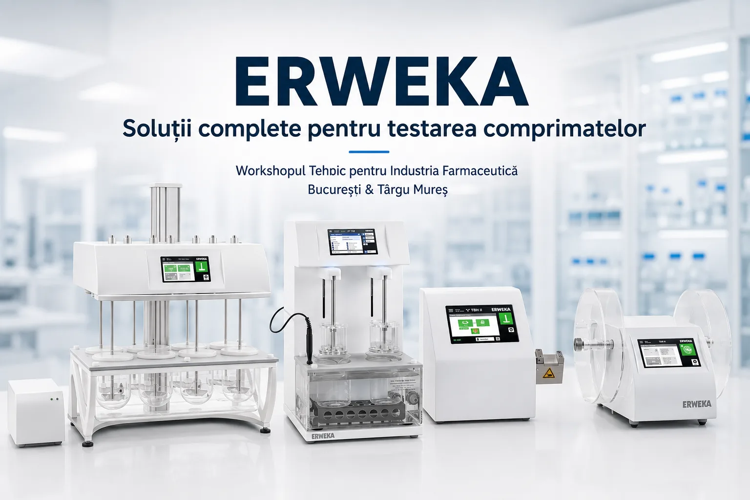 ERWEKA aduce soluțiile de testare a comprimatelor la Workshopul pentru Industria Farmaceutică