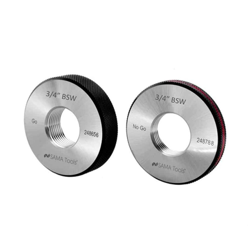 Calibre inel cu filet BSW GO/NO GO