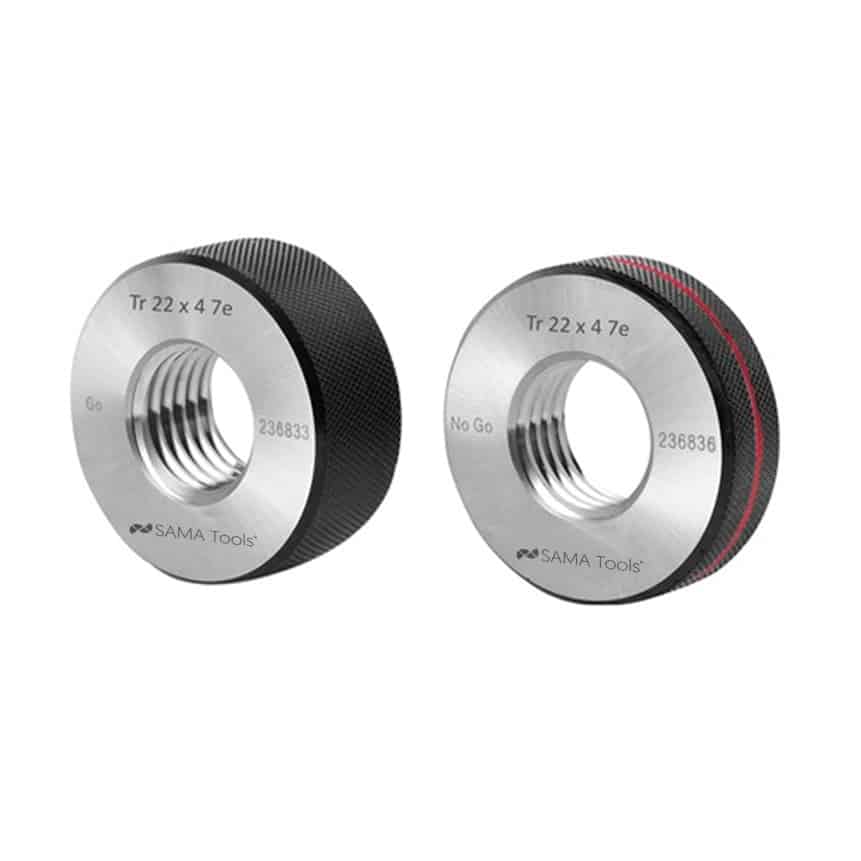 Calibre inel cu filet trapezoidal GO/NO GO