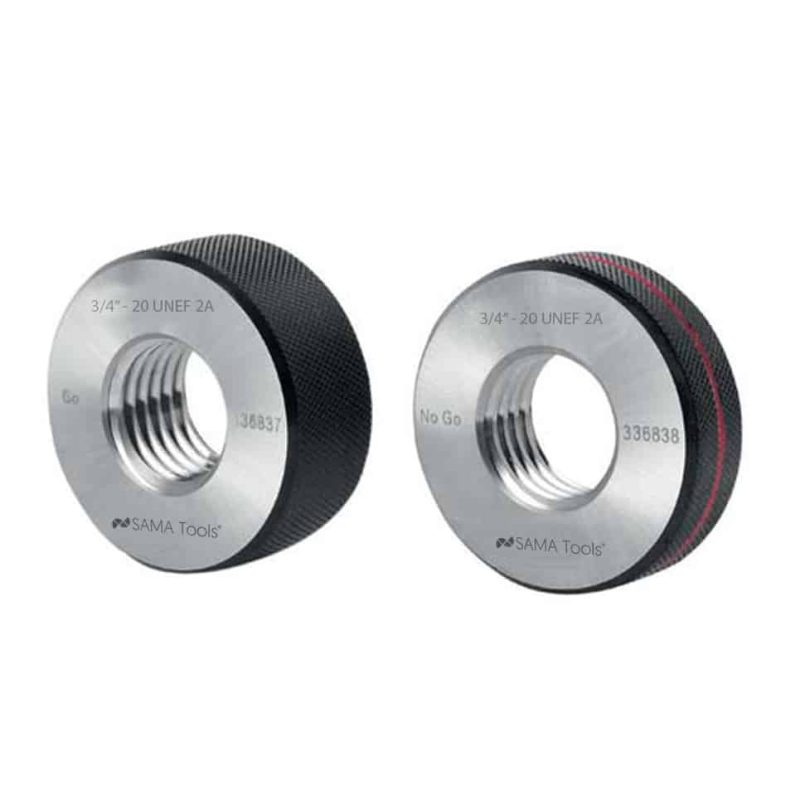 Calibre inelar filetat UNEF GO/NO GO