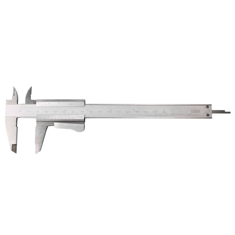 Șubler vernier monobloc din oțel inoxidabil 1/20 cu blocare a pârghiei