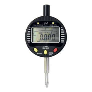 Indicator cu cadran digital de 0,001 mm cu setare de toleranță