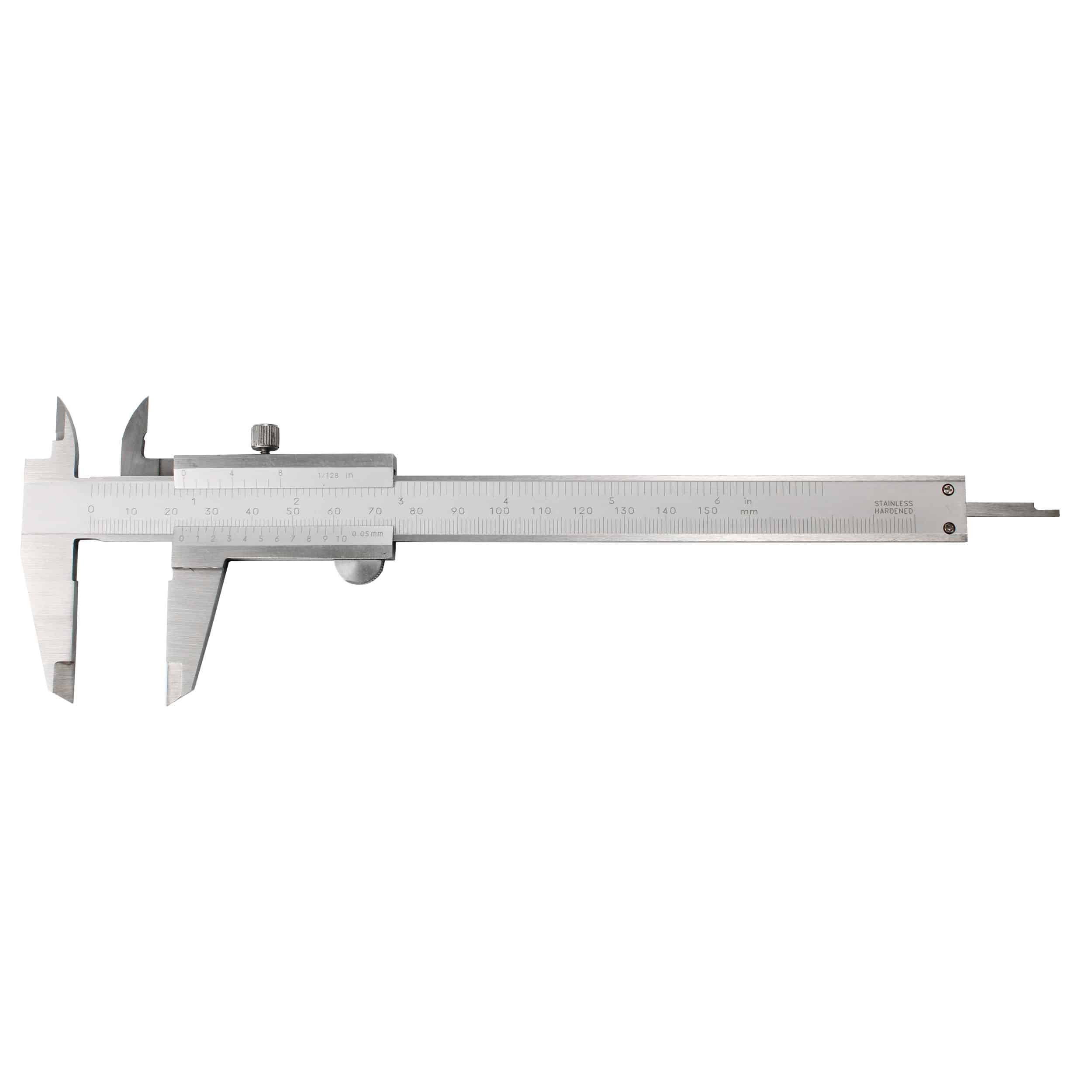 Șubler vernier monobloc din oțel inoxidabil 1/20 cu blocare cu șurub