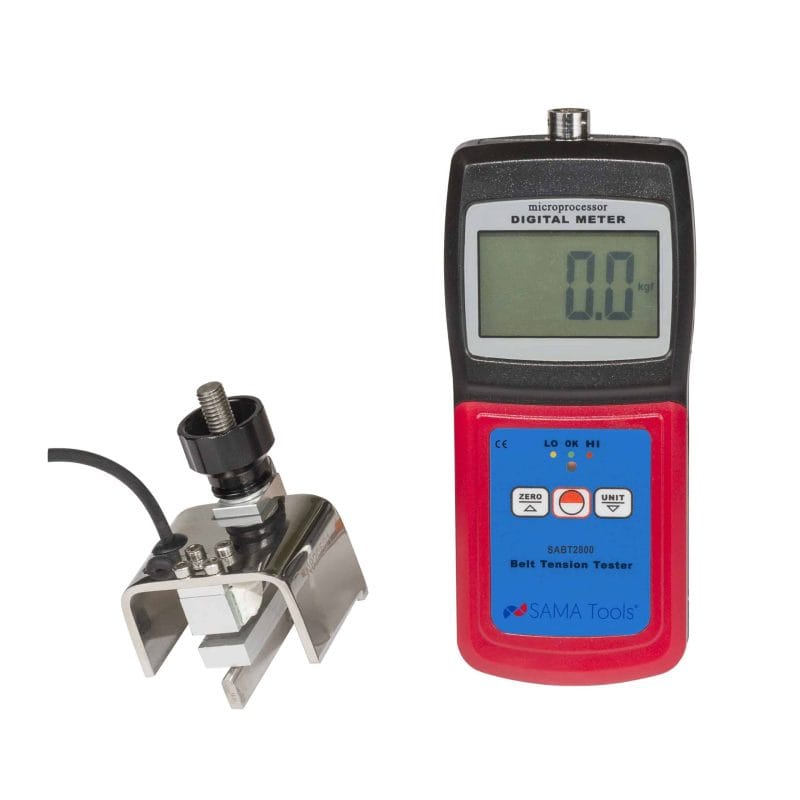 Tester digital de tensiune a curelei