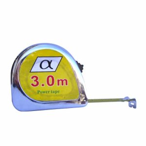 Bandă de măsurat cromată 3 m × 16 mm