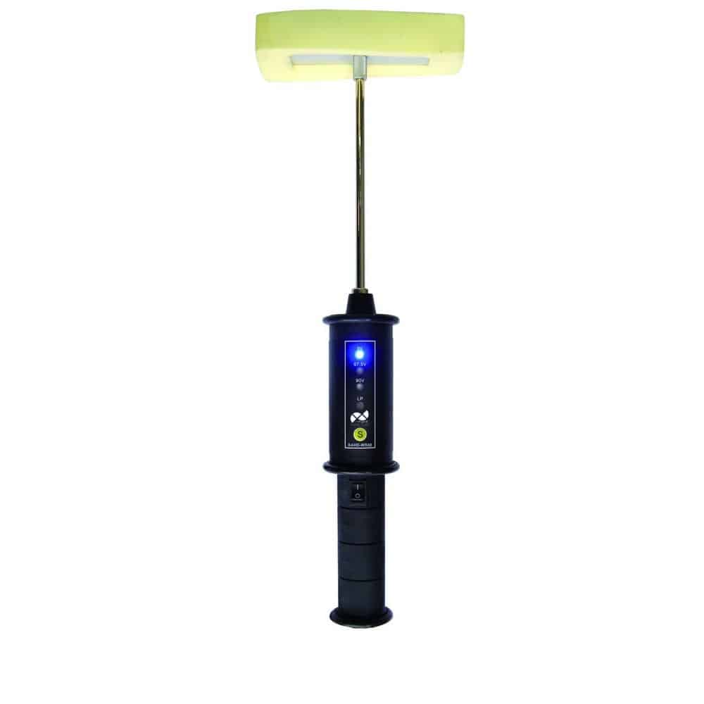 Detector de discontinuități cu burete