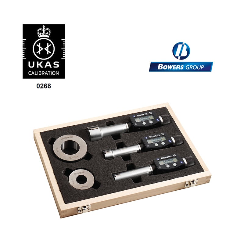 Set micrometre interne digitale în 3 puncte BOWERS