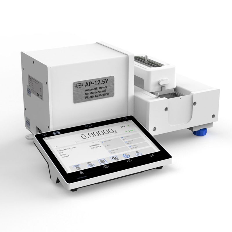 Dispozitiv automat pentru calibrarea pipetelor multicanal - AP-12.5Y