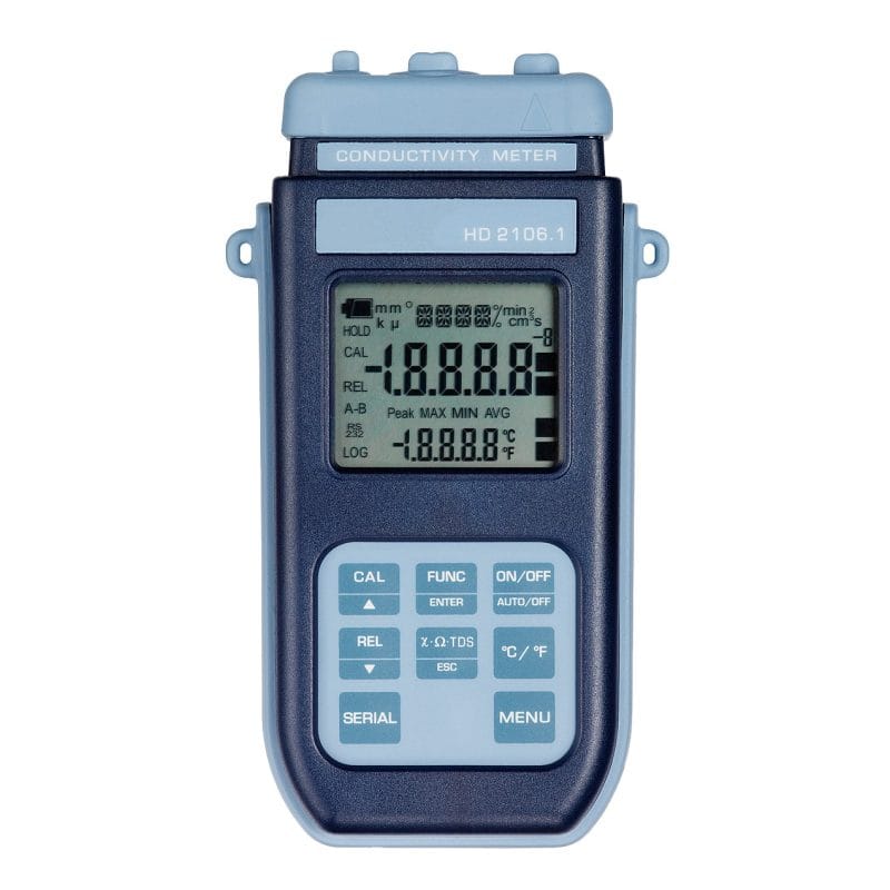 Conductimetru portabil pentru măsurarea conductibilității lichidelor