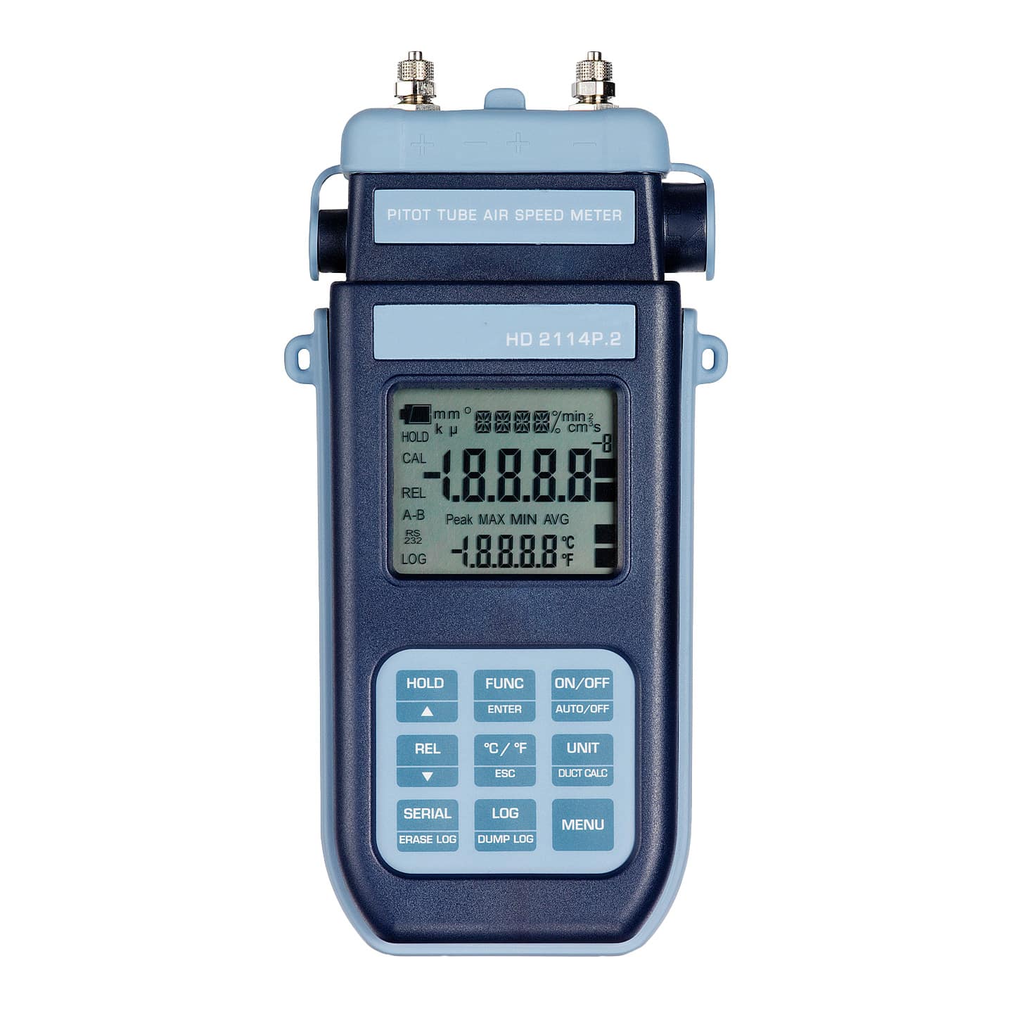 Datalogger micromanometru-termometru pentru viteza aerului