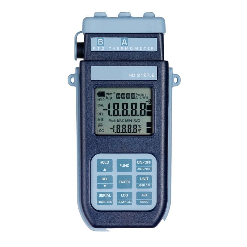 Termometru datalogger Pt100/Pt1000 cu intrare dublă