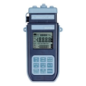 Inregistrator de date portabil pentru pH-ul conductiv, pentru lichide