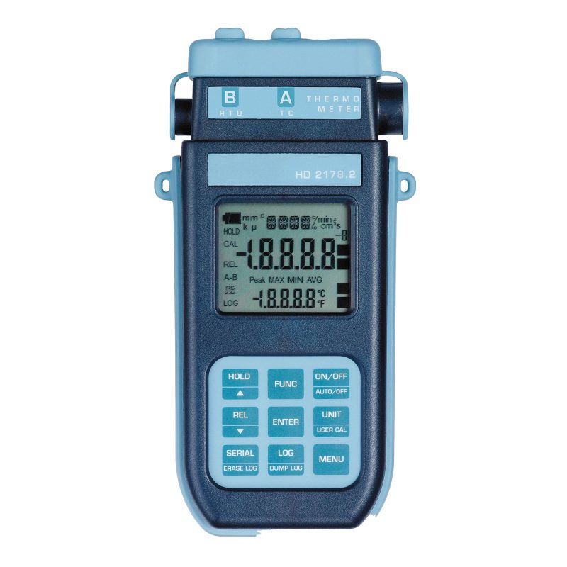 Pt100/Pt1000 și termometru cu termocuplu datalogger
