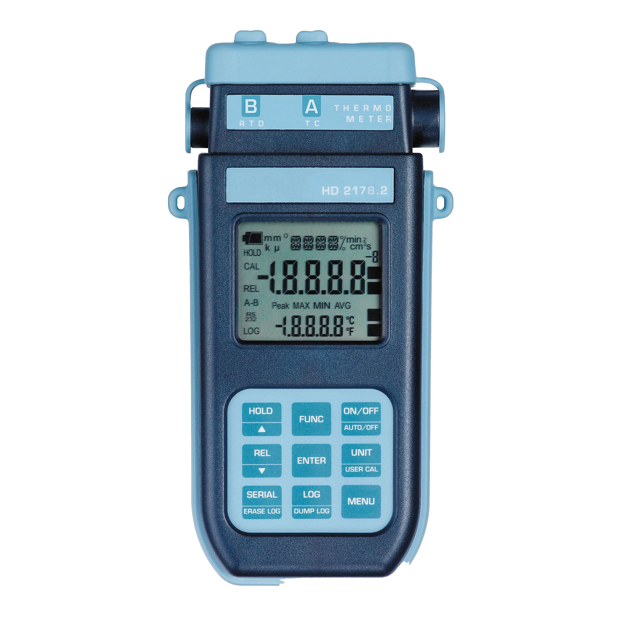 Pt100/Pt1000 și termometru cu termocuplu datalogger