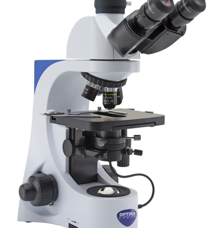 Microscop trinocular cu câmp întunecat (darkfield) B-380, mărire 1000x, obiective IRIS PLAN, iluminare în câmp întunecat pentru contrast maxim