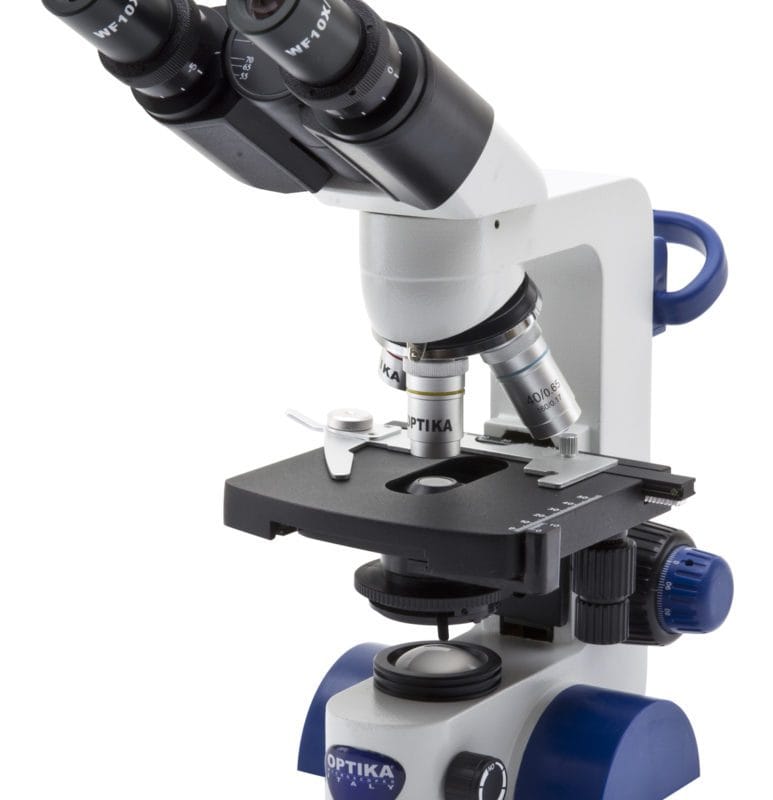 Microscop binocular cu câmp luminos, mărire 400x, alimentat cu baterii reîncărcabile (nu sunt incluse)