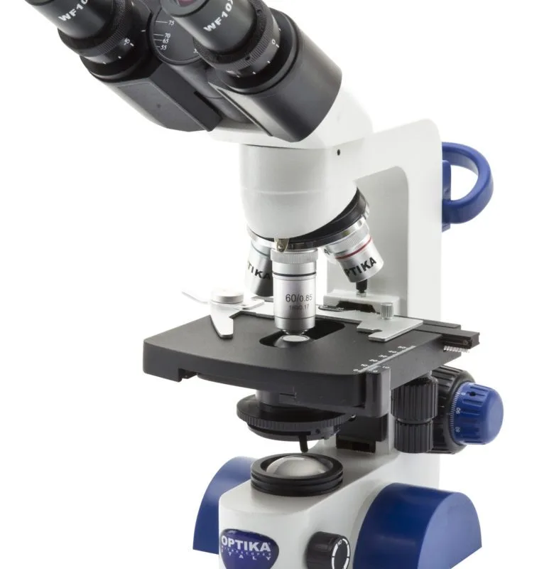 Microscop binocular cu câmp luminos, mărire 600x, alimentat cu baterii reîncărcabile (nu sunt incluse)