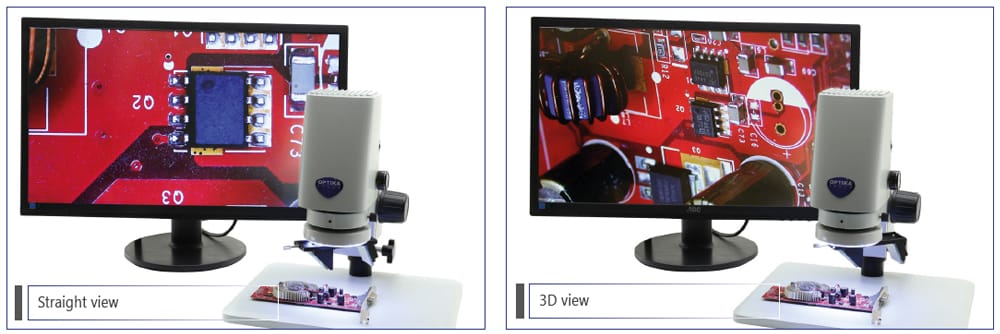 Sistem avansat de inspecție optică IS-01SMD dedicat componentelor electronice SMD (surface-mounted devices), cu masă de lucru, cameră digitală de înaltă rezoluție, iluminare LED coaxială și software de măsurare - imagine 2