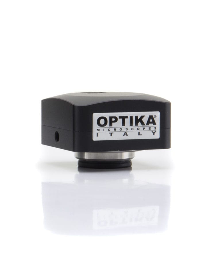 Cameră digitală B1 cu senzor CMOS 1 MP, interfață USB 2.0, adaptoare universale pentru oculari, pentru capturarea de imagini prin microscoapele optice și sistemele de inspecție