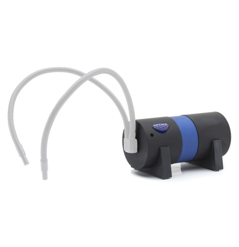 Generator de lumină rece cu LED 14W, asigurând iluminare controlată și de intensitate ajustabilă pentru microscopie și inspecție optică, fără degajare de căldură, compatibil cu sisteme de iluminare cu fibră optică și iluminatoare inelare