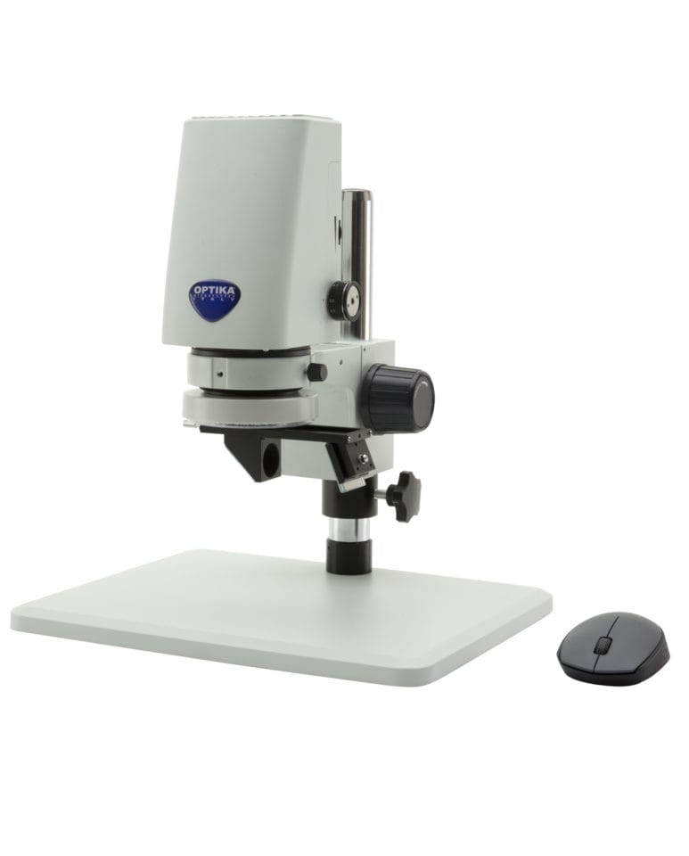 Sistem avansat de inspecție optică IS-01SMD dedicat componentelor electronice SMD (surface-mounted devices), cu masă de lucru, cameră digitală de înaltă rezoluție, iluminare LED coaxială și software de măsurare