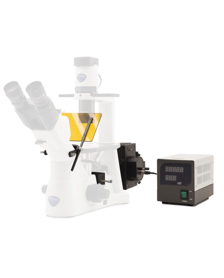 Microscop invertat cu contrast de fază IM-300, mărire 400x, cu oculare de lungă distanță de lucru plan-achromate IOS LWD PLAN, pentru observații biologice și celulare fără sistem de digitizare - imagine 27