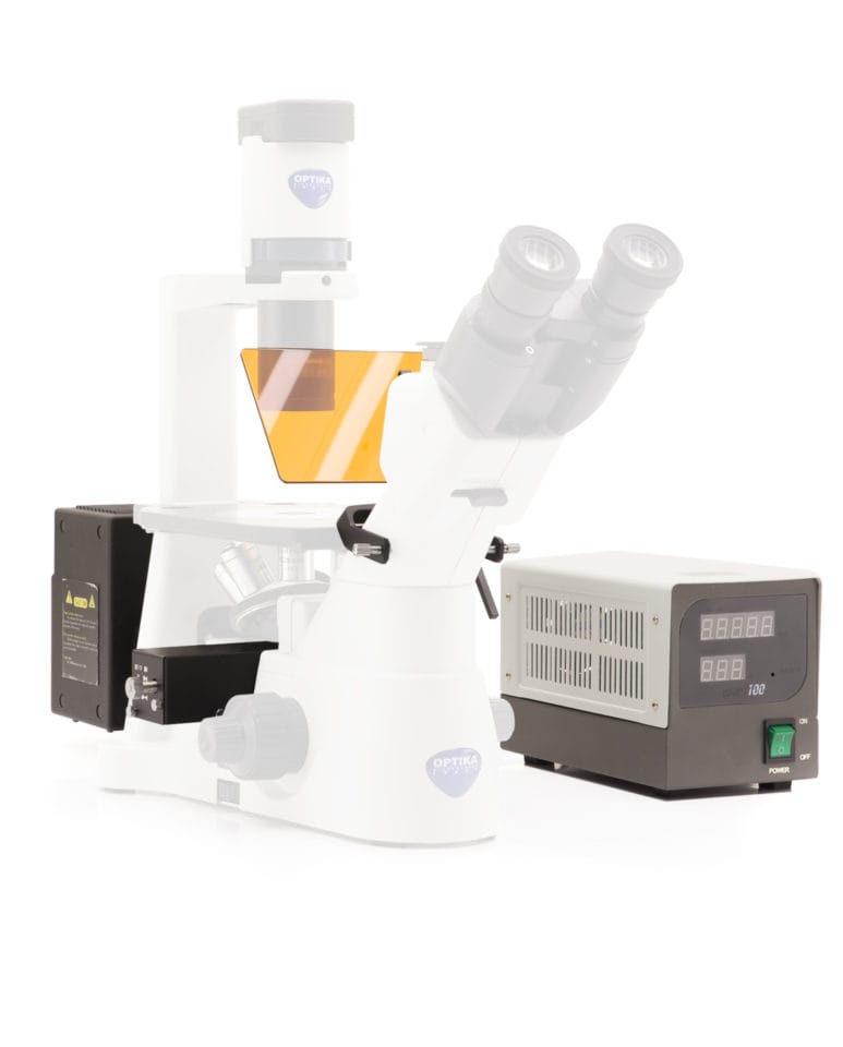 Microscop invertat cu contrast de fază IM-300, mărire 400x, cu oculare de lungă distanță de lucru plan-achromate IOS LWD PLAN, pentru observații biologice și celulare fără sistem de digitizare - imagine 28