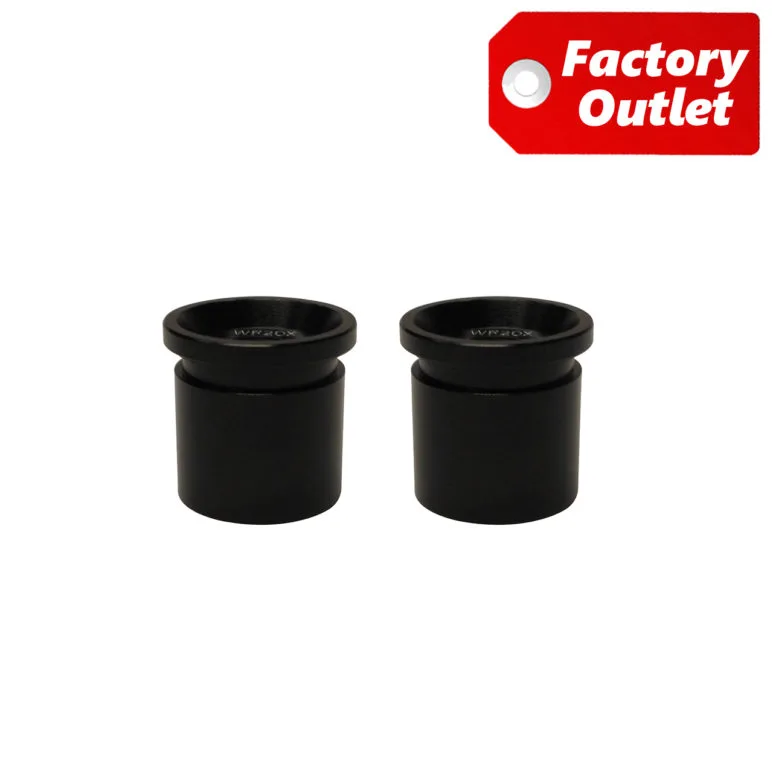 Pereche de oculare WF 20x/13 cu diametru de 30,5 mm pentru microscoape stereoscopice, mărire 20x, câmp vizual 13 mm