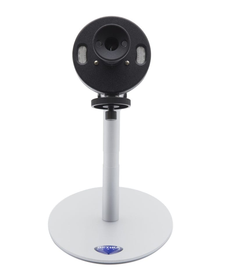 Polarimetru pe banc cu disc, instrument de laborator pentru măsurarea activității optice și rotației planului de polarizare a luminii în soluții, utilizat în chimie analitică, industria zaharului, și farmacie pentru determinarea purității și concentrației compușilor optici activi - imagine 4